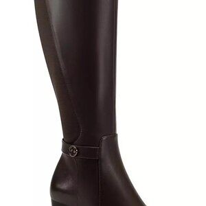 Giani Bernini Womens Mia Leather Tall Zipper Mid-Calf Boots Size 5.5 W/ GIFT